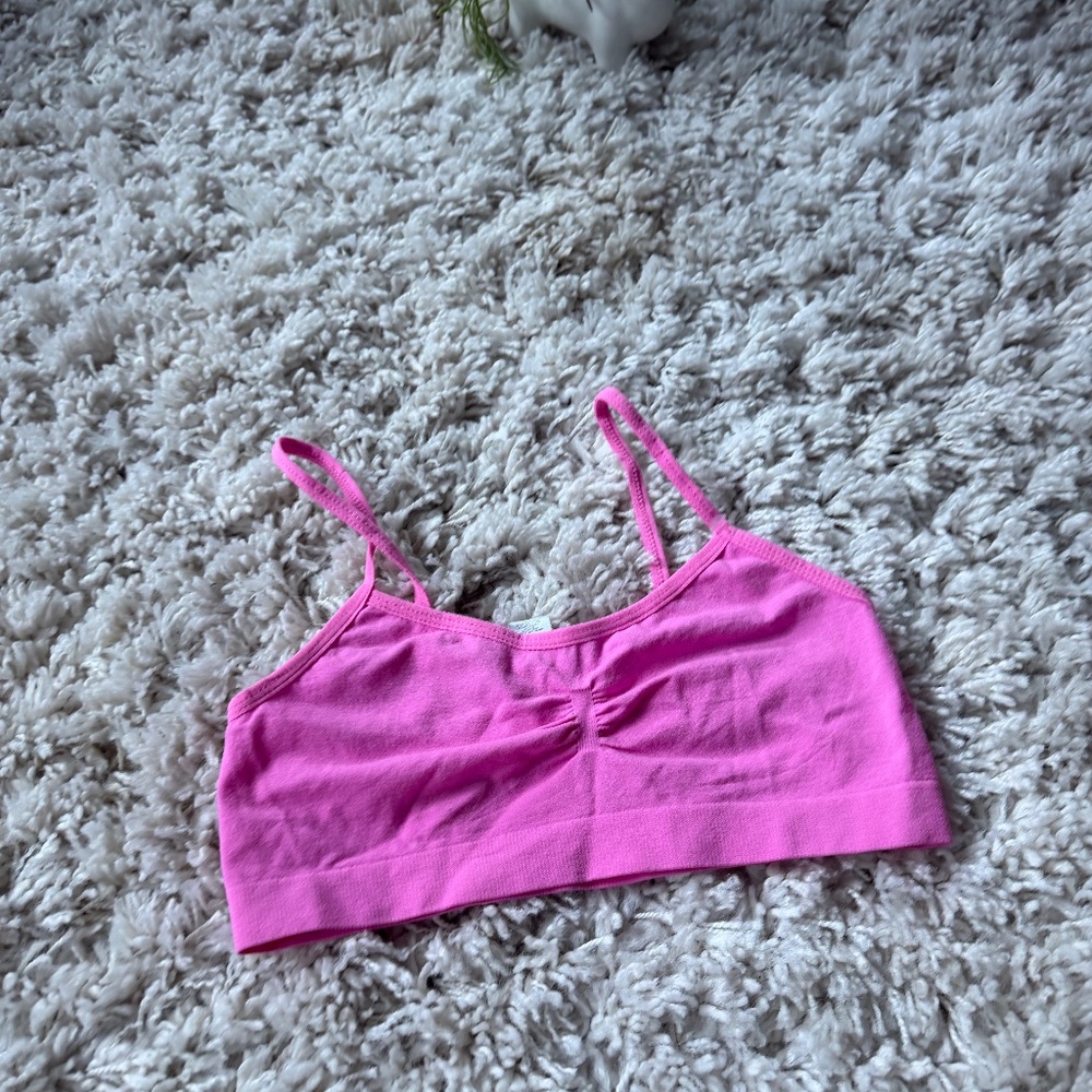 Vibrant Pink athletic sporty, super cute stretchy, comfortable Women's Bandeau y
